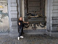 Estátuas de antiguidade centro de Bruxelas